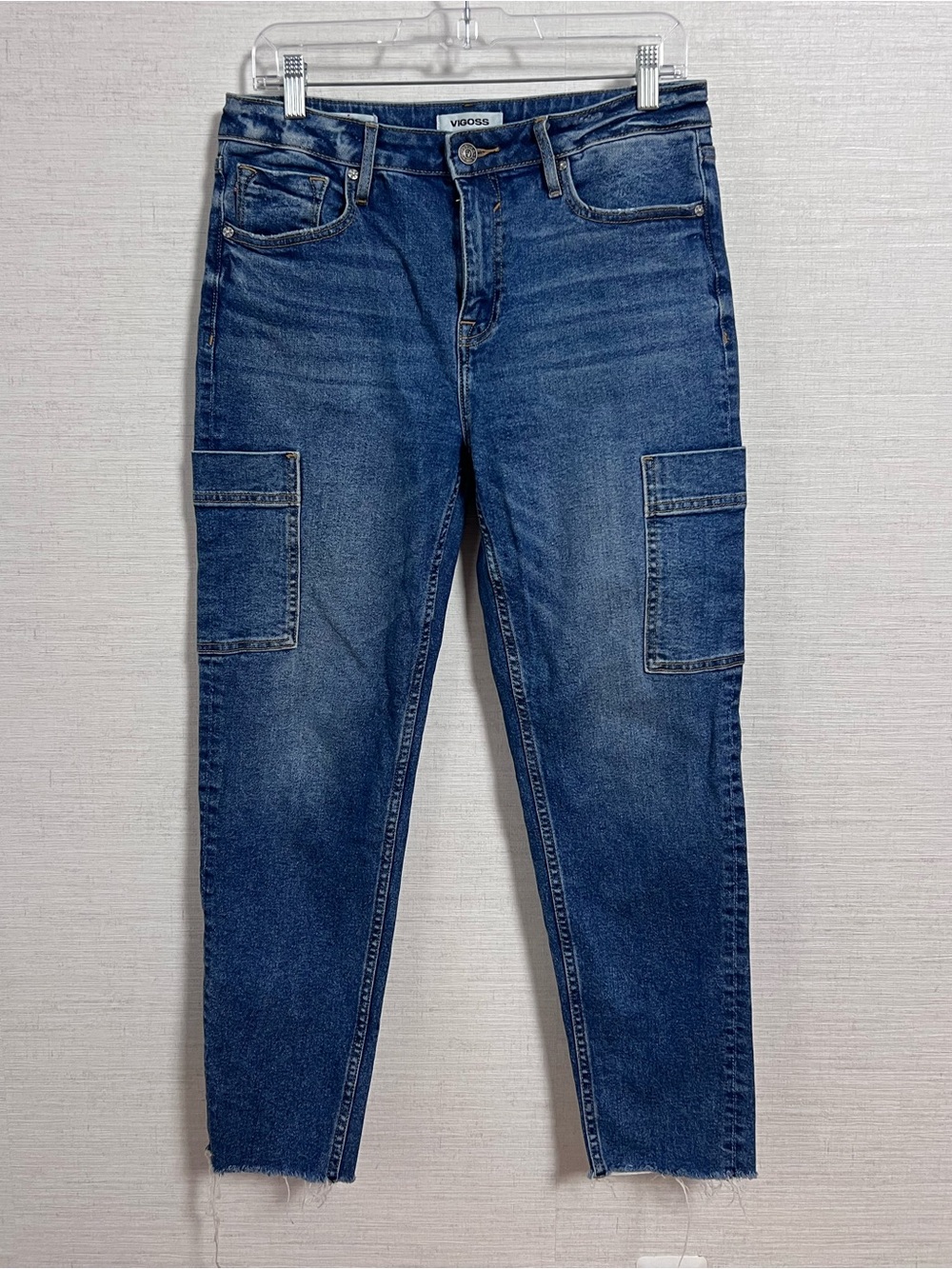 Vigoss Frankie Slim Straight Cargo Jeans